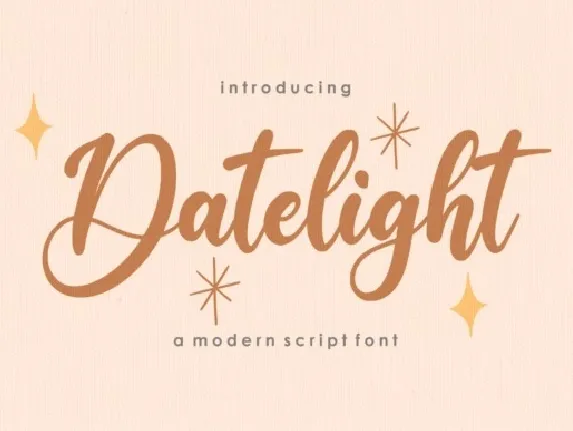 Datelight font