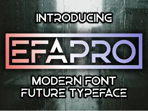 Efapro font