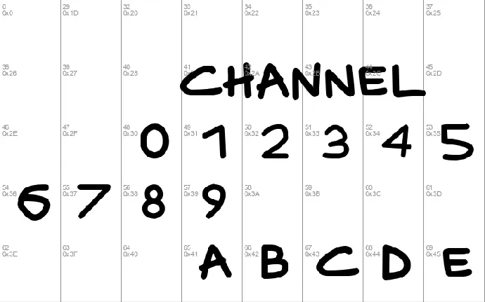 Disney Channel font