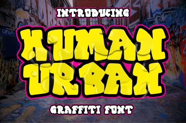 Human Urban font