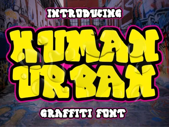 Human Urban font