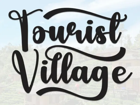 Tourist Village Script font