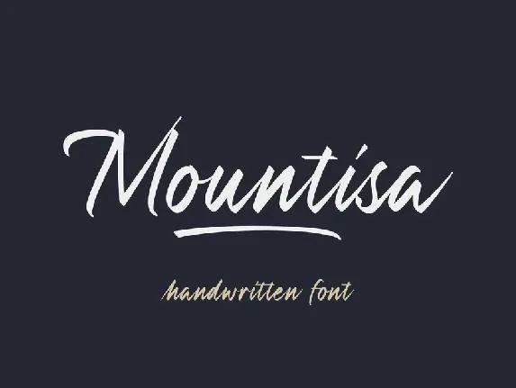 Mountisa font