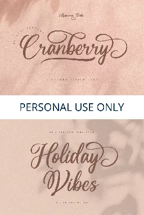 Cranberry font