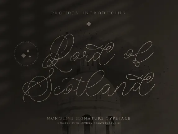 Lord of Scotland font