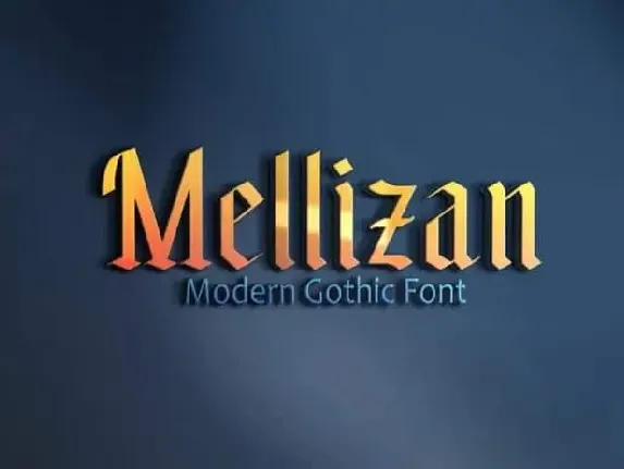 Mellizan Blackletter font