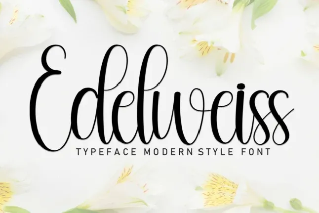 Edelweiss Script font