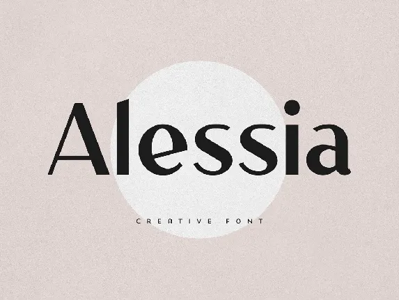 Alessia font