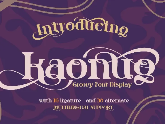 kaonug font