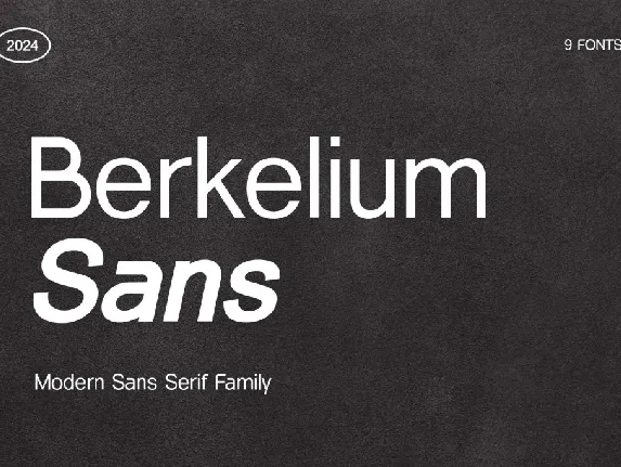 Berkelium Sans font