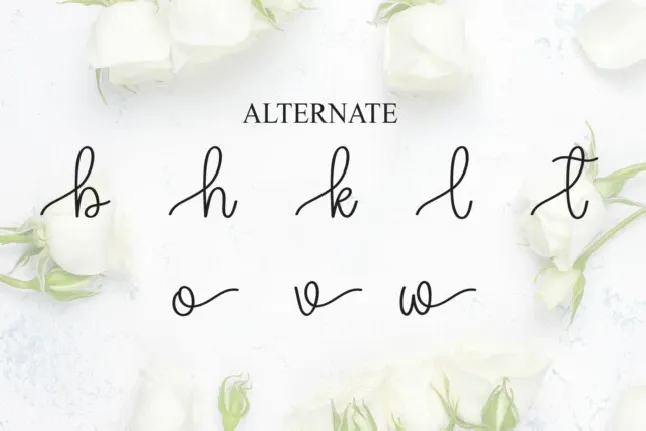 Hello Script font