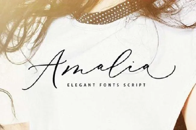 Amalia Script Free font