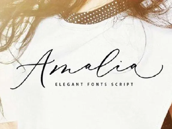 Amalia Script Free font