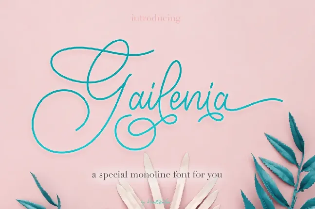 Gailenia font