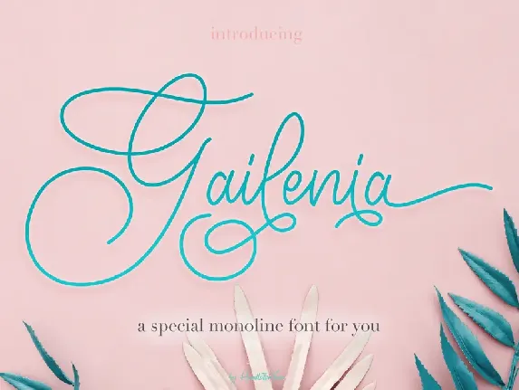 Gailenia font