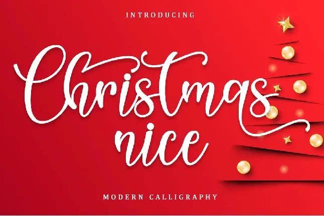 Christmas Nice - Personal Use font