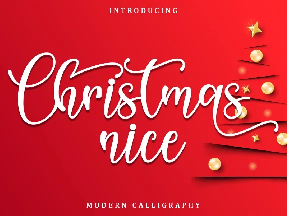 Christmas Nice - Personal Use font