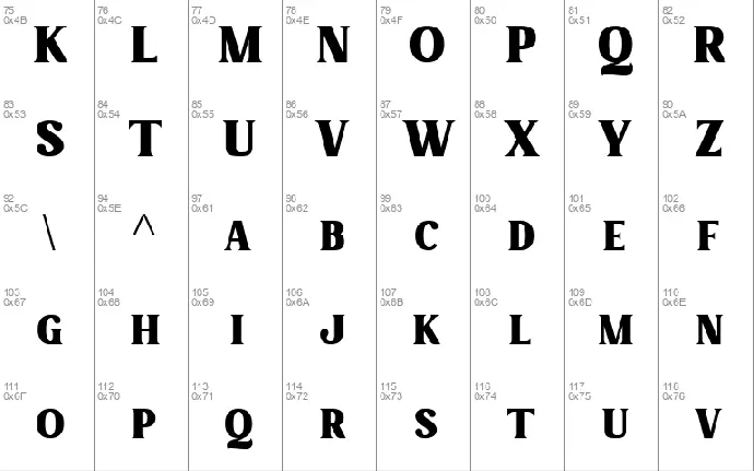 Charmist font