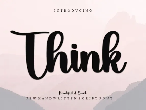 Think font