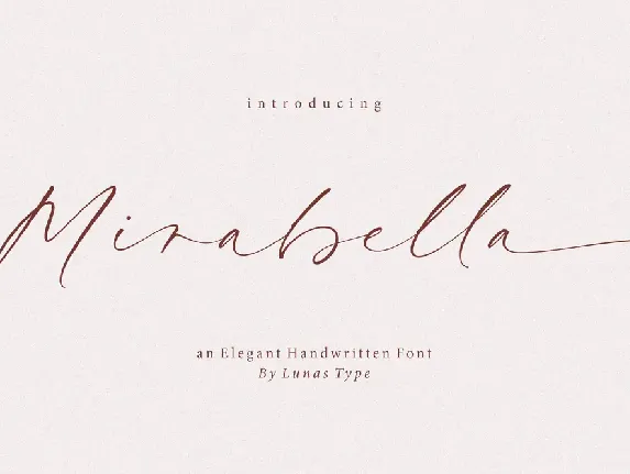 Mirabella font