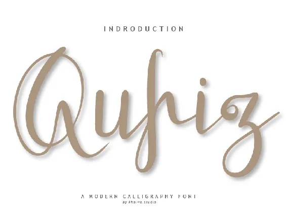 Qufiz font