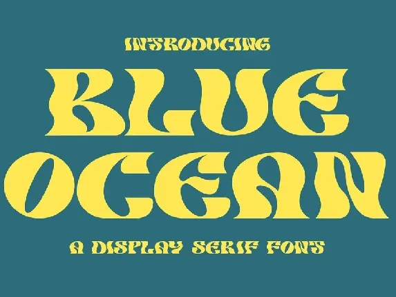 Blue Ocean font