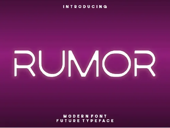 Rumor font