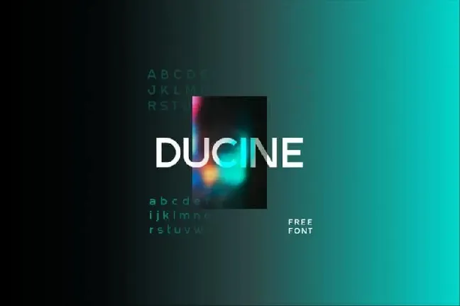 DUCINE Sans Serif font