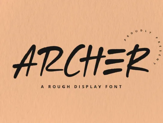 Archer font