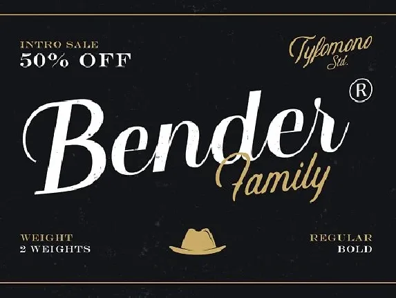 Bender Script Free font