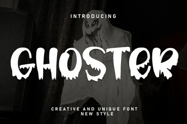 Ghoster Display font