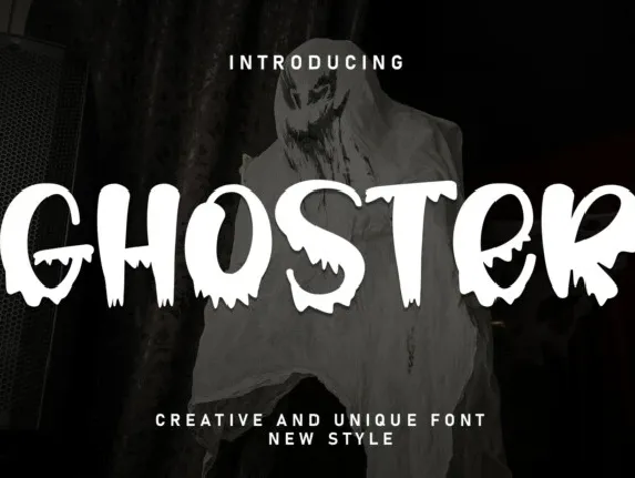 Ghoster Display font