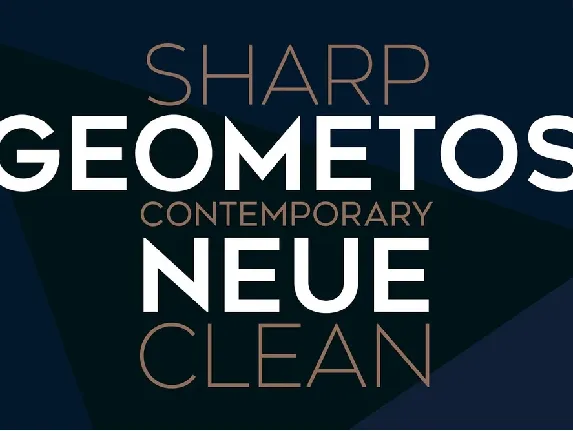 Geometos Neue font