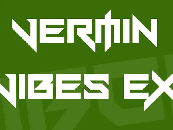 Vermin Vibes eX font