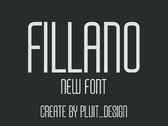 Fillano font