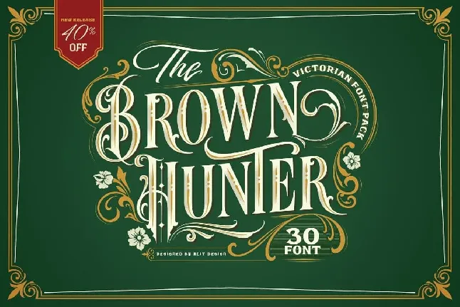 Brown Hunter font