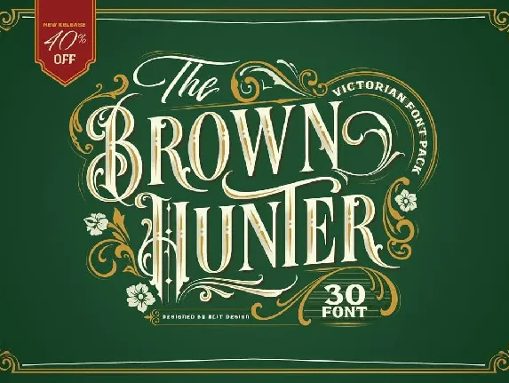 Brown Hunter font