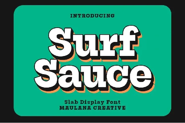 Surf Sauce font