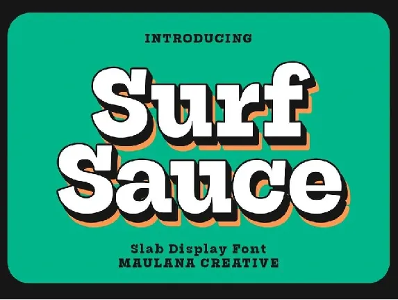 Surf Sauce font