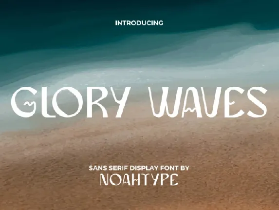 Glory Waves font