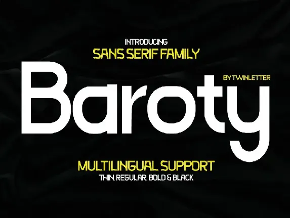 Baroty font