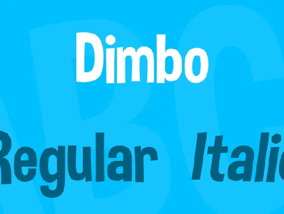 Dimbo font