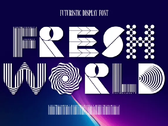 Fresh World font