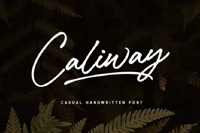 Caliway font