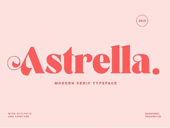 Astrella font