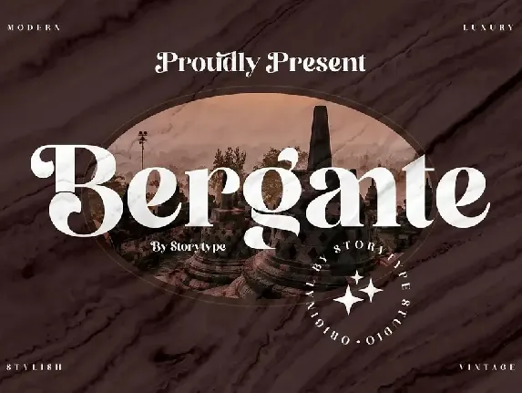 Bergante font