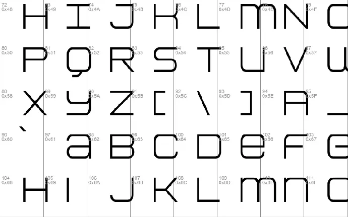 Head Human Display font