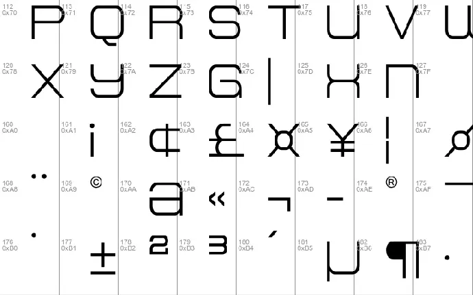 Head Human Display font