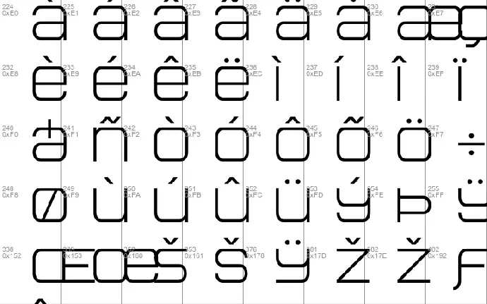 Head Human Display font