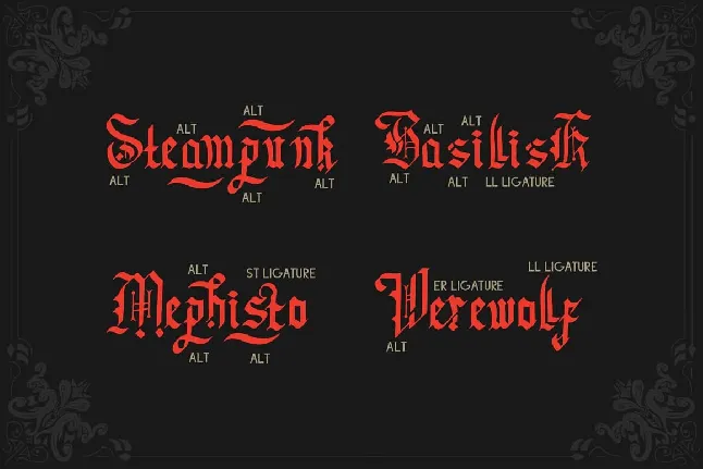 Basillisk font